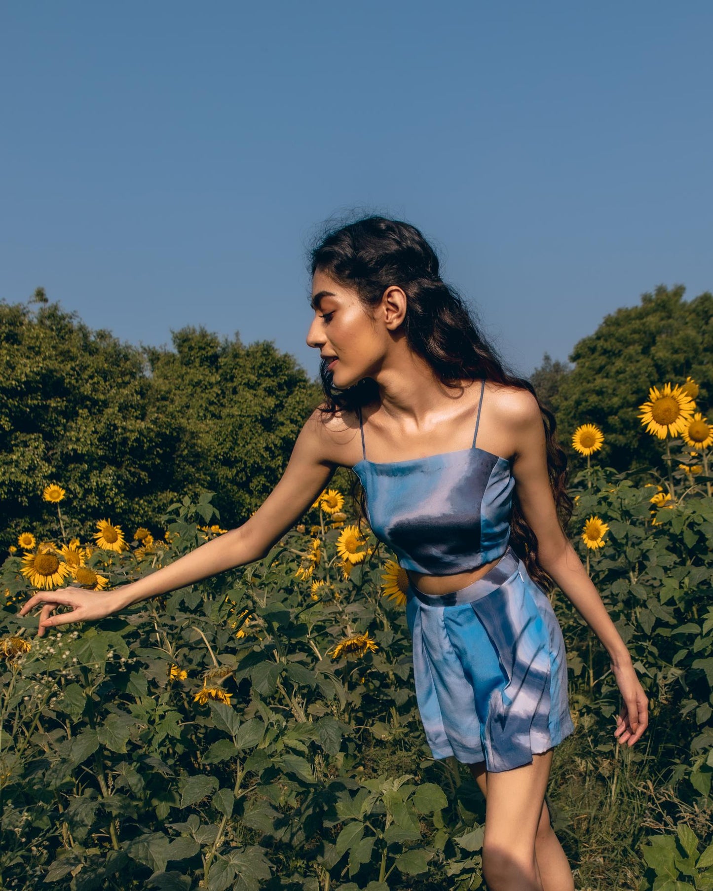 Cloud Blue Short Set