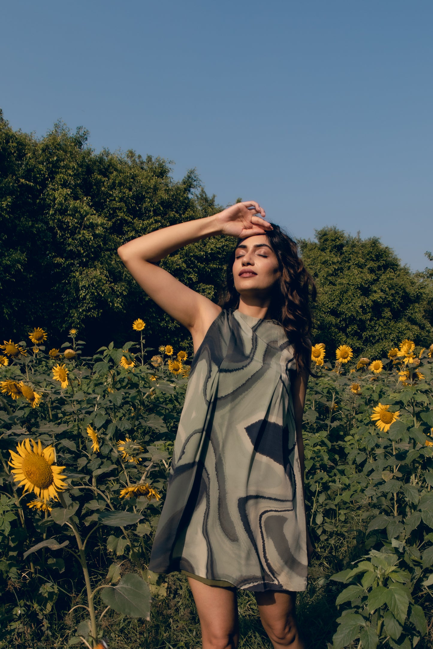 Serene Green Dress