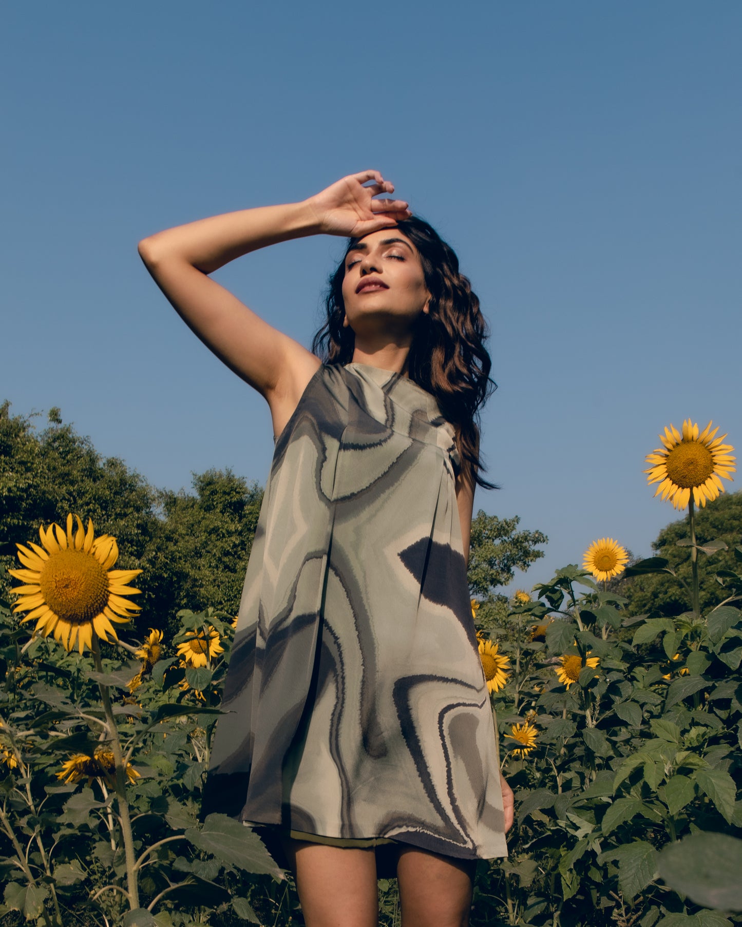 Serene Green Dress