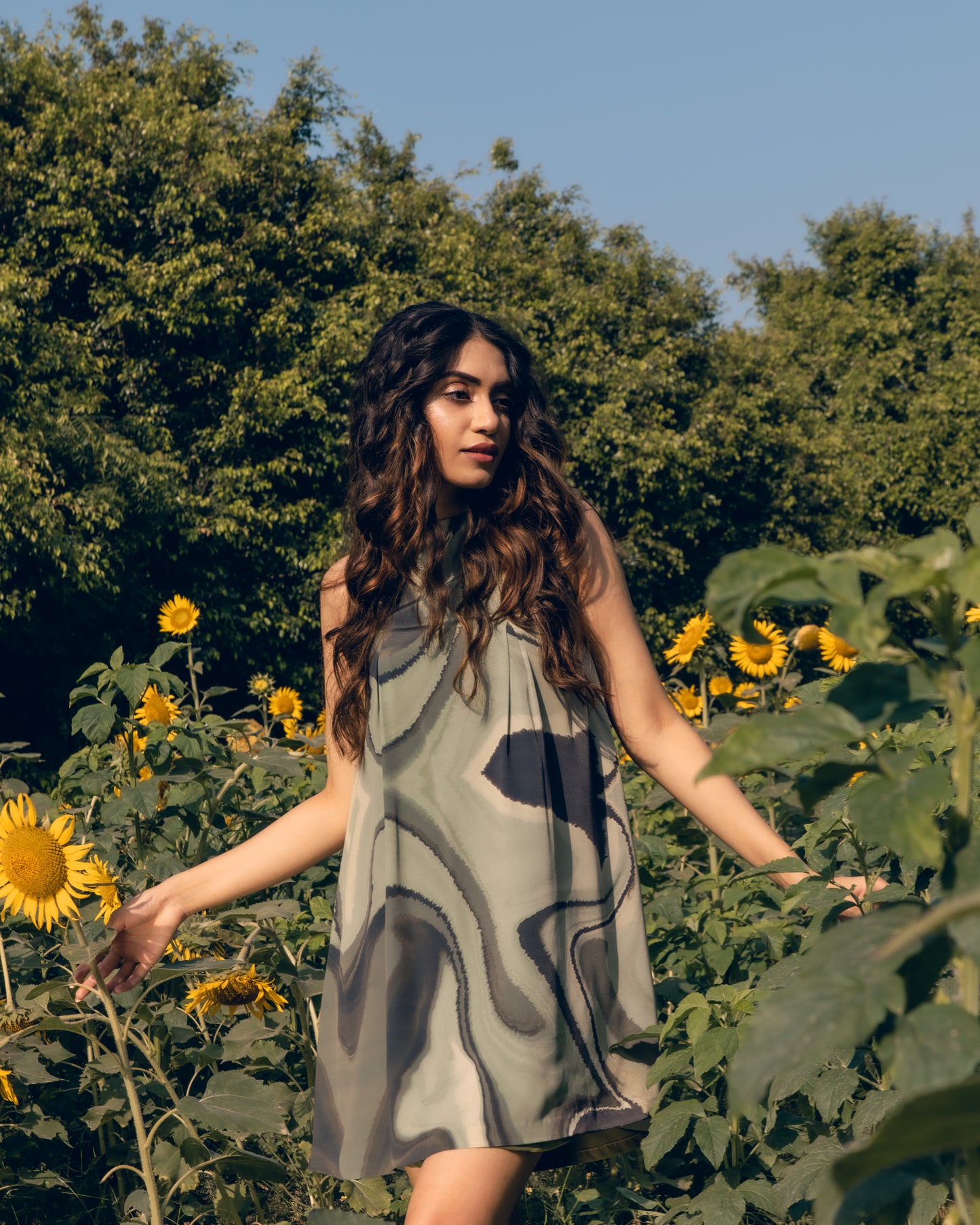 Serene Green Dress