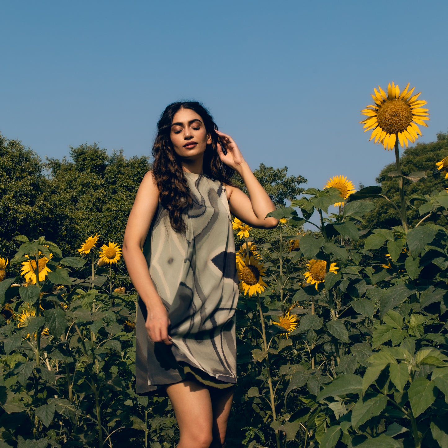 Serene Green Dress
