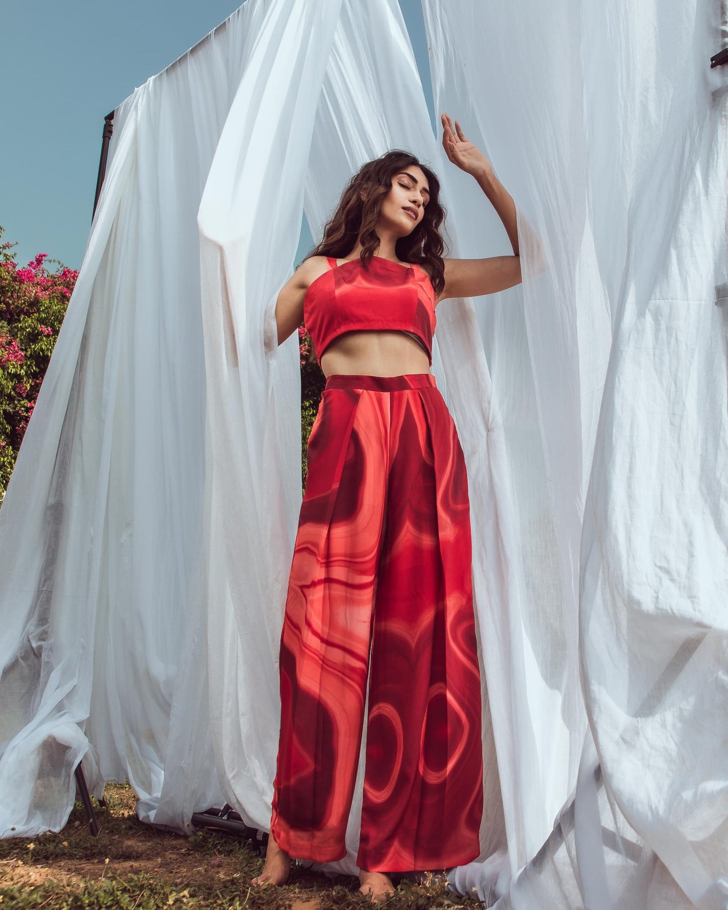 Sage Red Co-ord Set