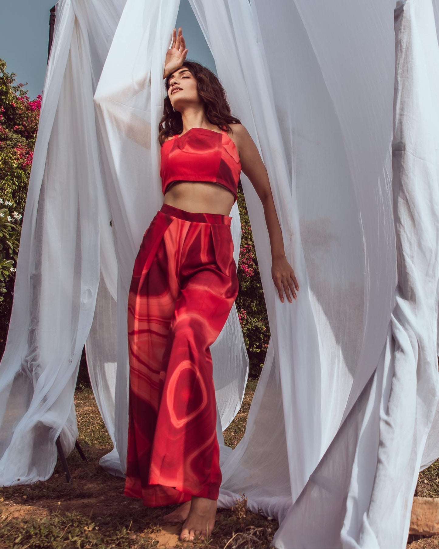 Sage Red Co-ord Set