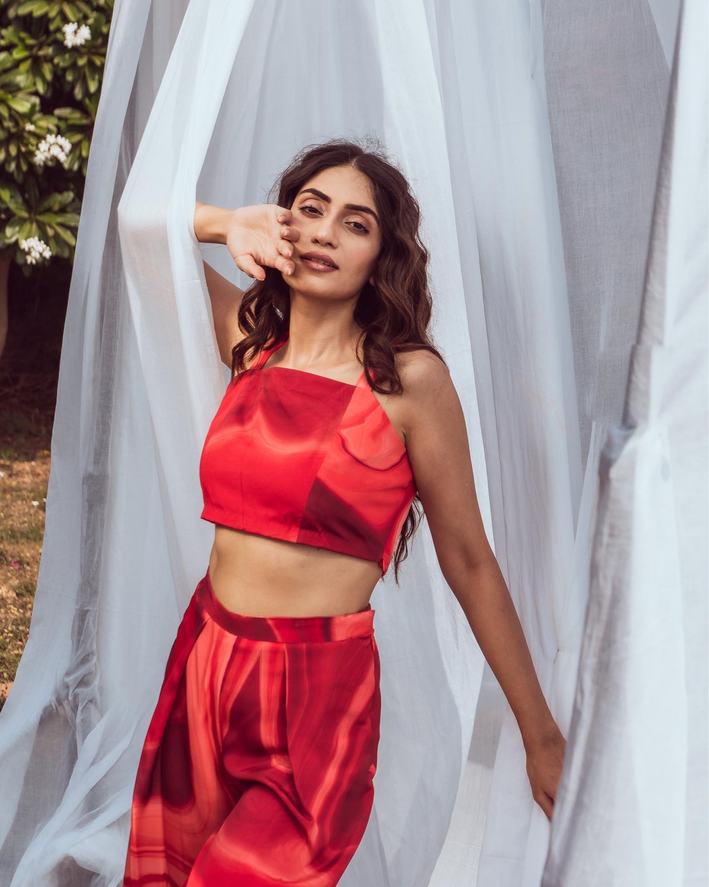 Sage Red Co-ord Set