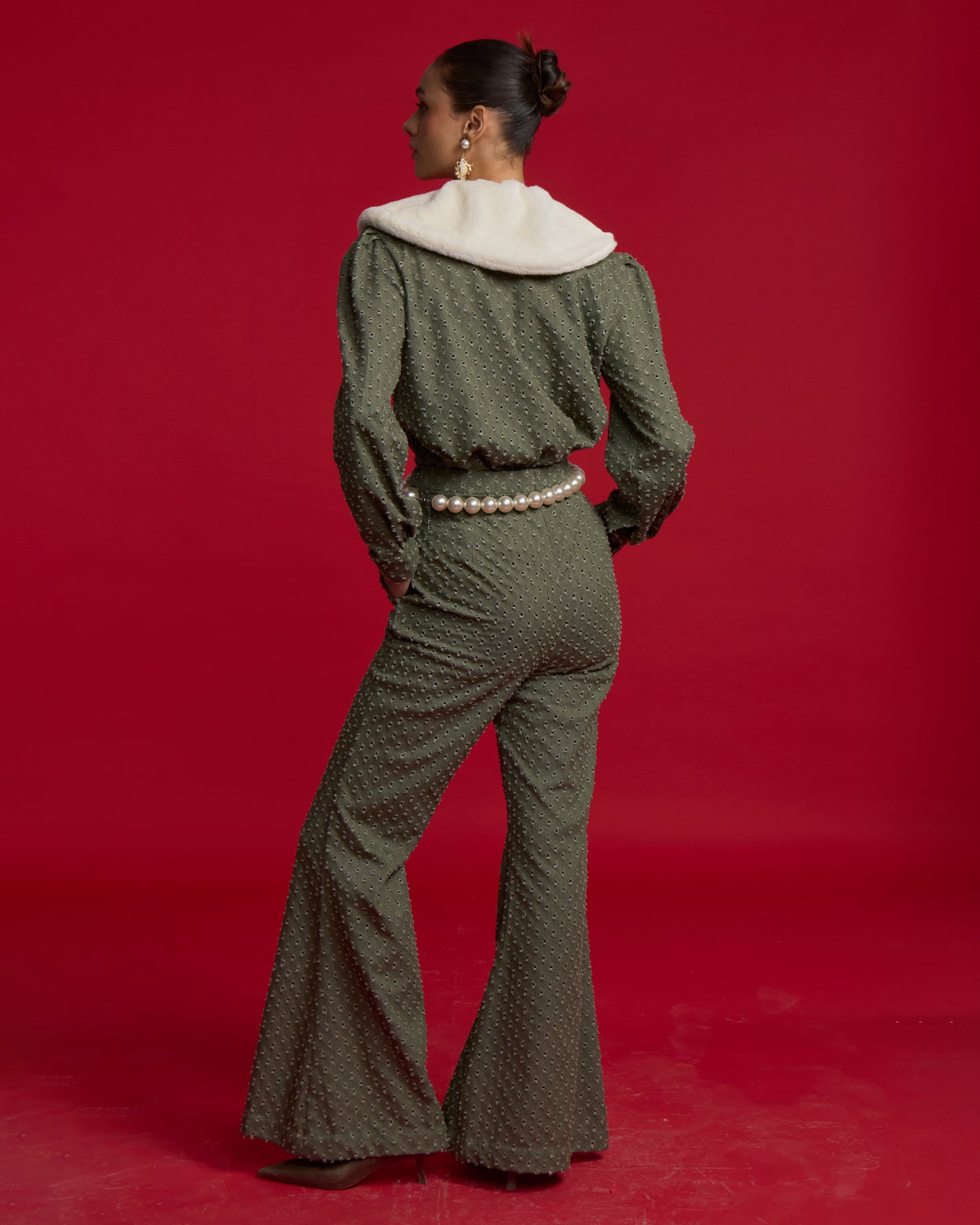 Moss Boss Flared Pants