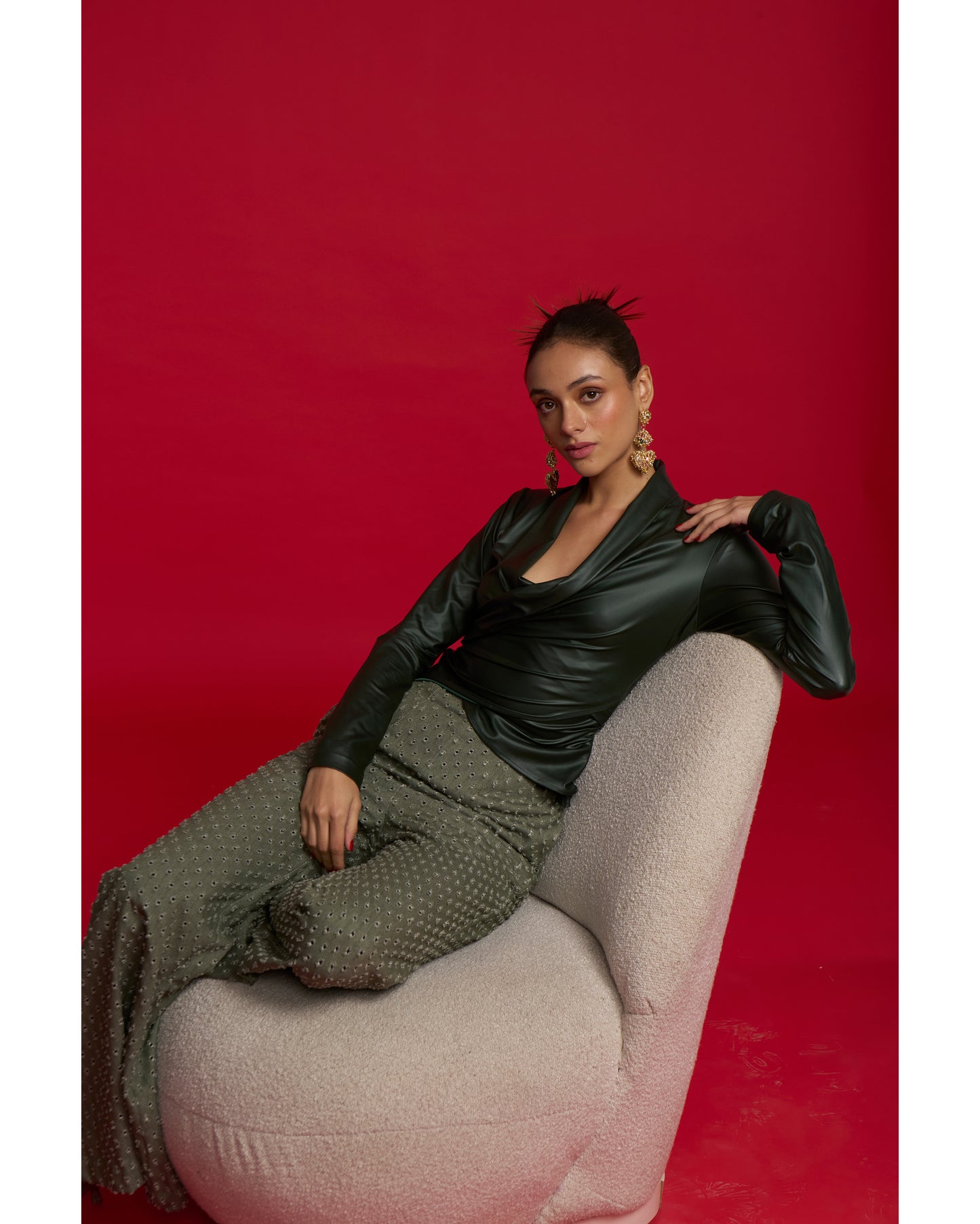 Emerald Flared Pants