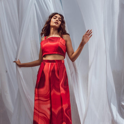 Sage Red Co-ord Set