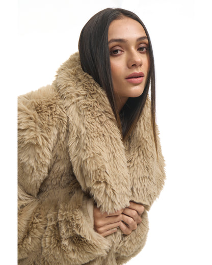 Teddy Bae Fur Coat